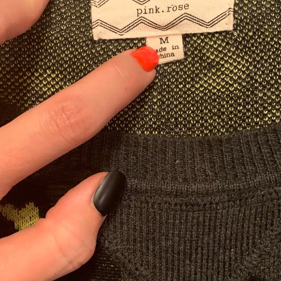 Final Reduction! Sweater Dress - Leopard - Picture 5 of 6